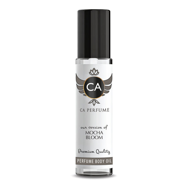 CA Perfume Mocha Bloom 10 ml body oil, a long-lasting YSL Black Opium Extreme oil alternative