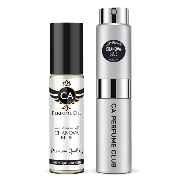 CA Perfume Chanova Blue Layering Set spray and oil