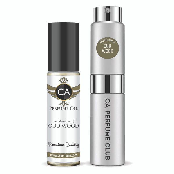 CA Perfume Oud Wood Layering Set spray and oil