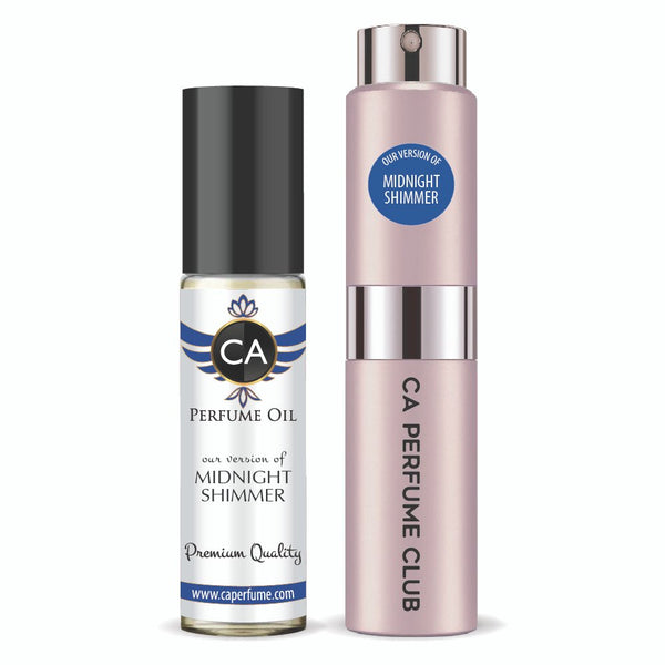 355- Midnight Shimmer Duo Set Fragrance Oil and Perfume Spray Bundle