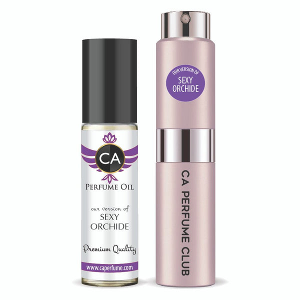 377- Sexy Orchide Duo Set Fragrance Oil and Perfume Spray Bundle