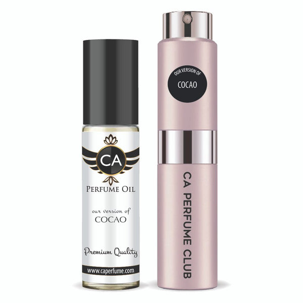 063- Cocao Duo Set  Fragrance Oil and Perfume Spray Bundle