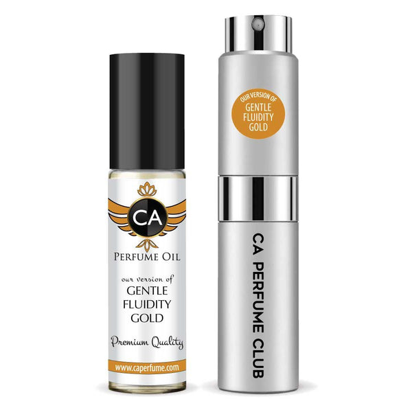 CA Perfume Gentle Fluidity Gold Layering Set spray and oil